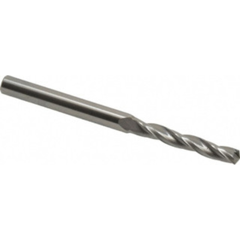 Accupro #7 150 Solid Carbide Jobber Drill Bright Finish, Spiral Flute, 3 OAL, Standard Point 10369 – 70693643