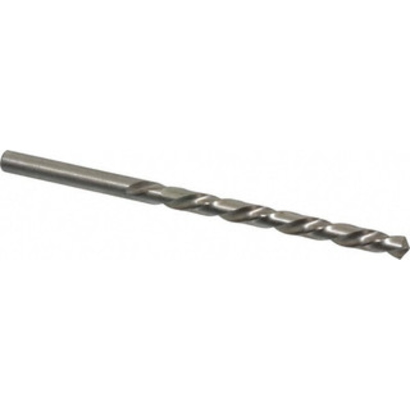 Chicago-Latrobe #7 118 High Speed Steel Jobber Drill Bright Finish, Left Hand Cut, Spiral Flute, Straight Shank, 3-5/8 OAL, Standard Point 44477 – 81128076