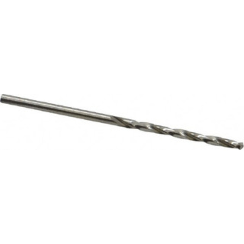 Cleveland Twist Drill #46 135 High Speed Steel Jobber Drill Bright Finish, Right Hand Cut, Spiral Flute, Straight Shank, 2-1/8 OAL, Split Point C11700 – 82650235