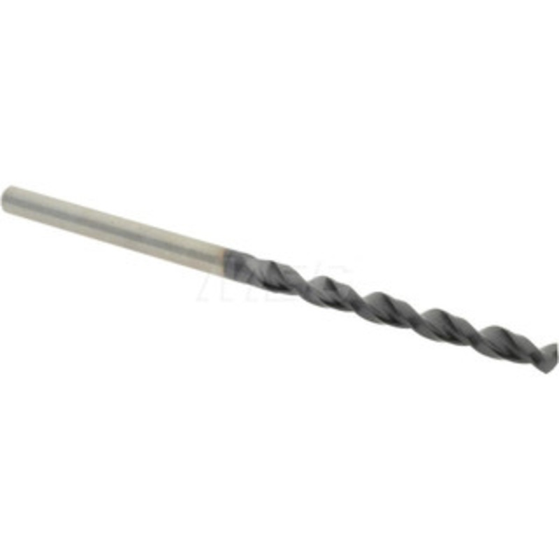 Accupro #32 130 Cobalt Jobber Drill TiAlN Finish, Right Hand Cut, Parabolic Flute, Straight Shank, 2-13/32 OAL, Split Point 1640295A-AC – 05926175
