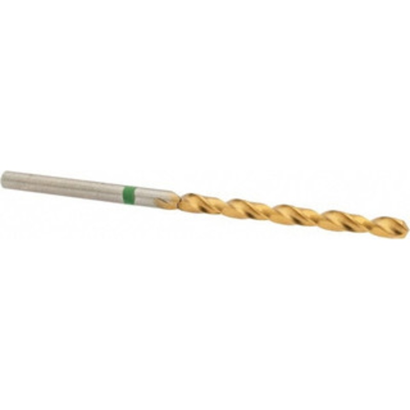 Accupro #40 135 Cobalt Jobber Drill TiN Finish, Right Hand Cut, Spiral Flute, Straight Shank, 57mm OAL, Split Point 1G70249-AC – 02374478