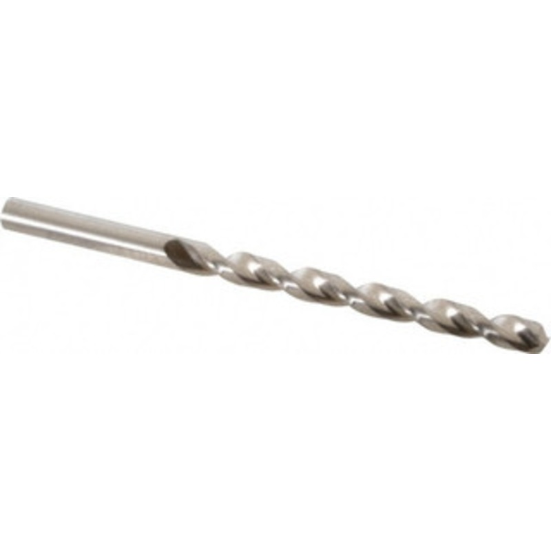 Chicago-Latrobe #1 135 High Speed Steel Jobber Drill Bright Finish, Right Hand Cut, Parabolic Flute, Straight Shank, 3-7/8 OAL, Notched Point 41071 – 82135203