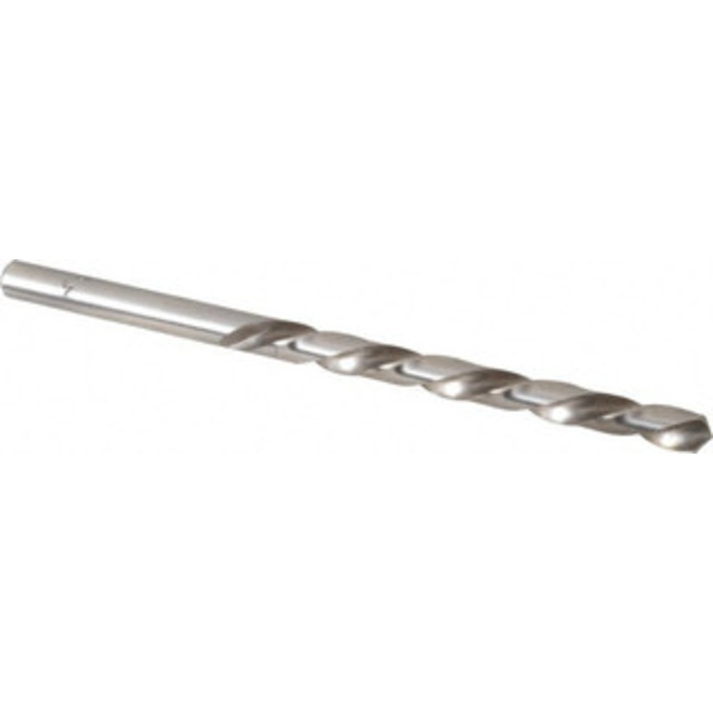 Chicago-Latrobe #4 118 High Speed Steel Jobber Drill Bright Finish, Left Hand Cut, Spiral Flute, Straight Shank, 3-3/4 OAL, Standard Point 44474 – 81128043
