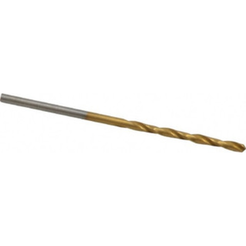 Chicago-Latrobe #49 118 High Speed Steel Jobber Drill TiN Finish, Right Hand Cut, Spiral Flute, Straight Shank, 2 OAL, Standard Point 70149 – 93094548