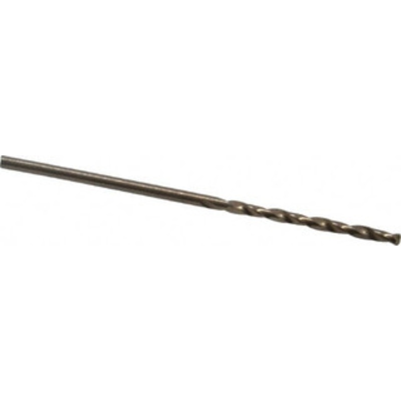 Chicago-Latrobe #52 135 Cobalt Jobber Drill Oxide/Gold Finish, Right Hand Cut, Spiral Flute, Straight Shank, 1-7/8 OAL, Split Point 46722 – 81192528