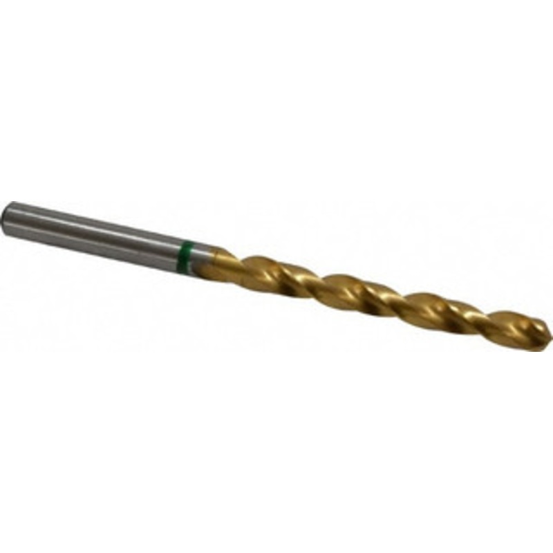 Accupro #1 130 Cobalt Jobber Drill TiN Finish, Right Hand Cut, Spiral Flute, Straight Shank, 93mm OAL, Split Point 1G70579-AC – 02375285
