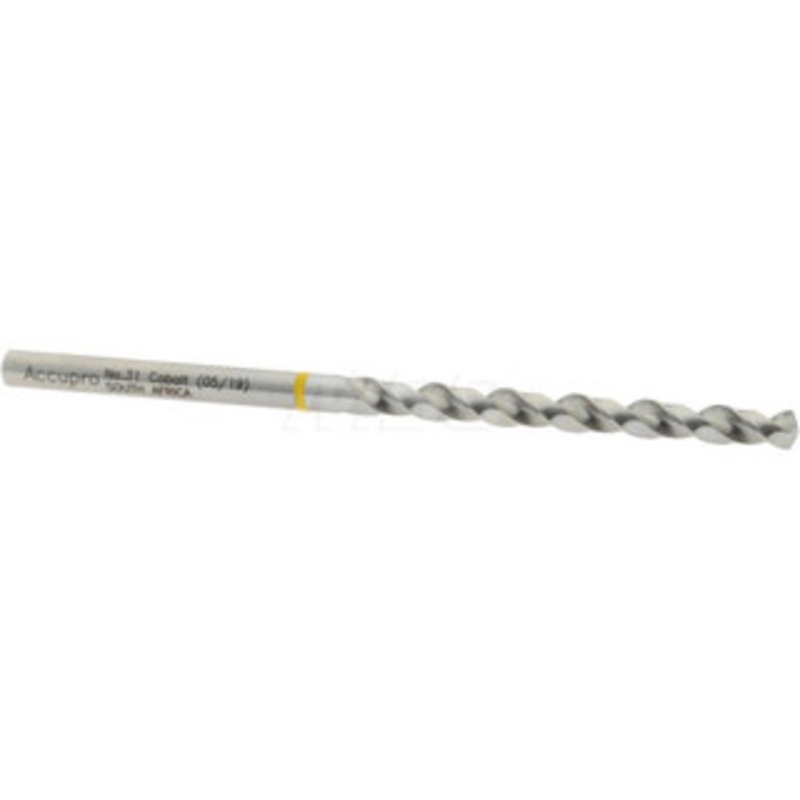 Accupro #31 130 Vanadium High Speed Steel Jobber Drill Bright Finish, Right Hand Cut, Spiral Flute, Straight Shank, 65mm OAL, Split Point 1AQ0305-AC – 02371391