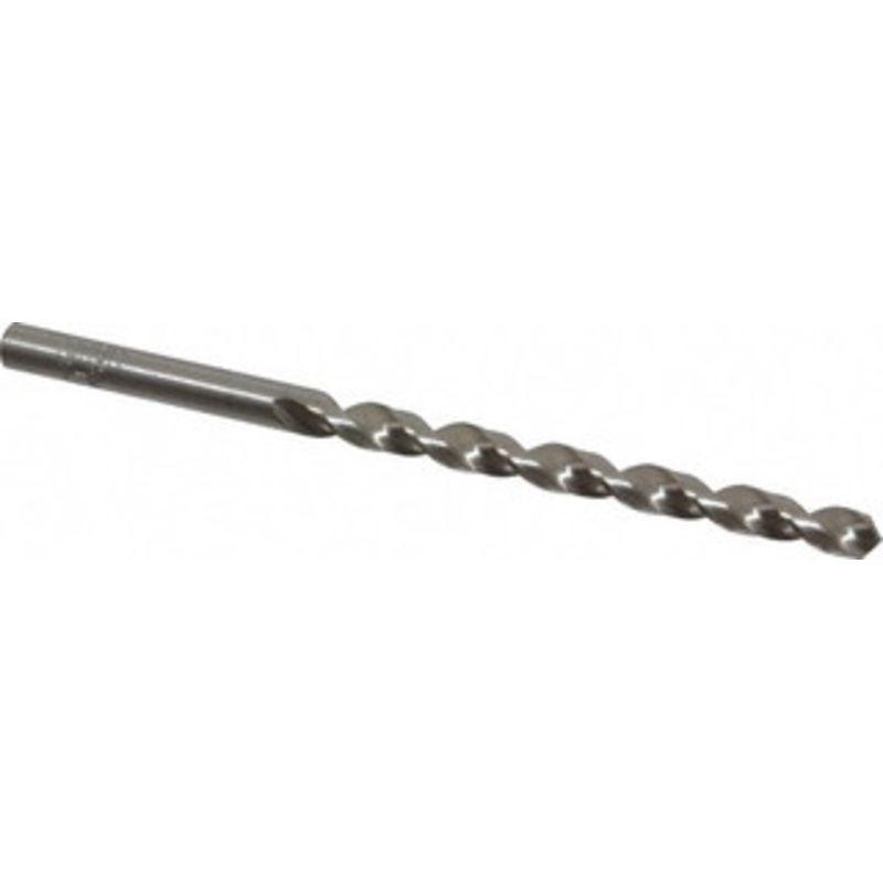 Chicago-Latrobe #10 118 High Speed Steel Jobber Drill Bright Finish, Right Hand Cut, Spiral Flute, Straight Shank, 3-5/8 OAL, Standard Point 46080 – 81142101