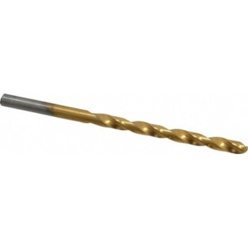Chicago-Latrobe #15 135 Cobalt Jobber Drill TiN Finish, Right Hand Cut, Spiral Flute, Straight Shank, 3-3/8 OAL, Split Point 54025 – 81132557