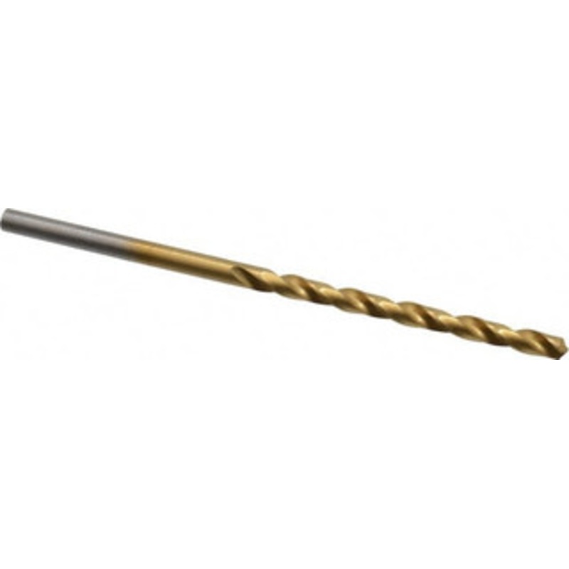 Chicago-Latrobe #35 118 High Speed Steel Jobber Drill TiN Finish, Right Hand Cut, Spiral Flute, Straight Shank, 2-5/8 OAL, Standard Point 70135 – 93094407