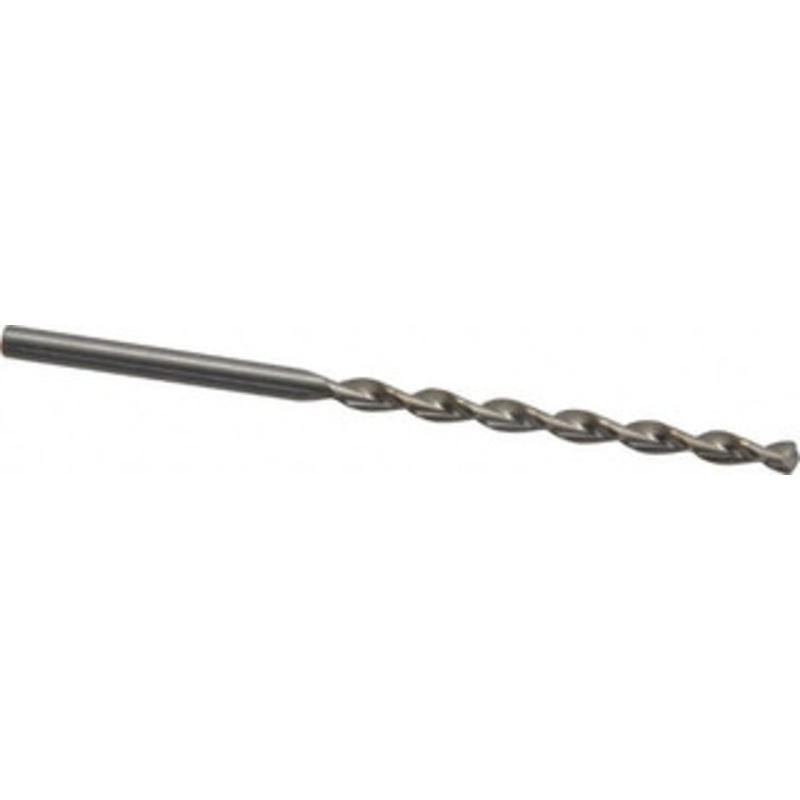 Chicago-Latrobe #37 135 High Speed Steel Jobber Drill Bright Finish, Right Hand Cut, Parabolic Flute, Straight Shank, 2-1/2 OAL, Split Point 69037 – 80905375