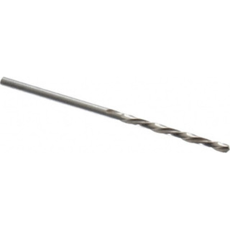 Chicago-Latrobe #46 118 High Speed Steel Jobber Drill Bright Finish, Left Hand Cut, Spiral Flute, Straight Shank, 2-1/8 OAL, Standard Point 44516 – 81128464