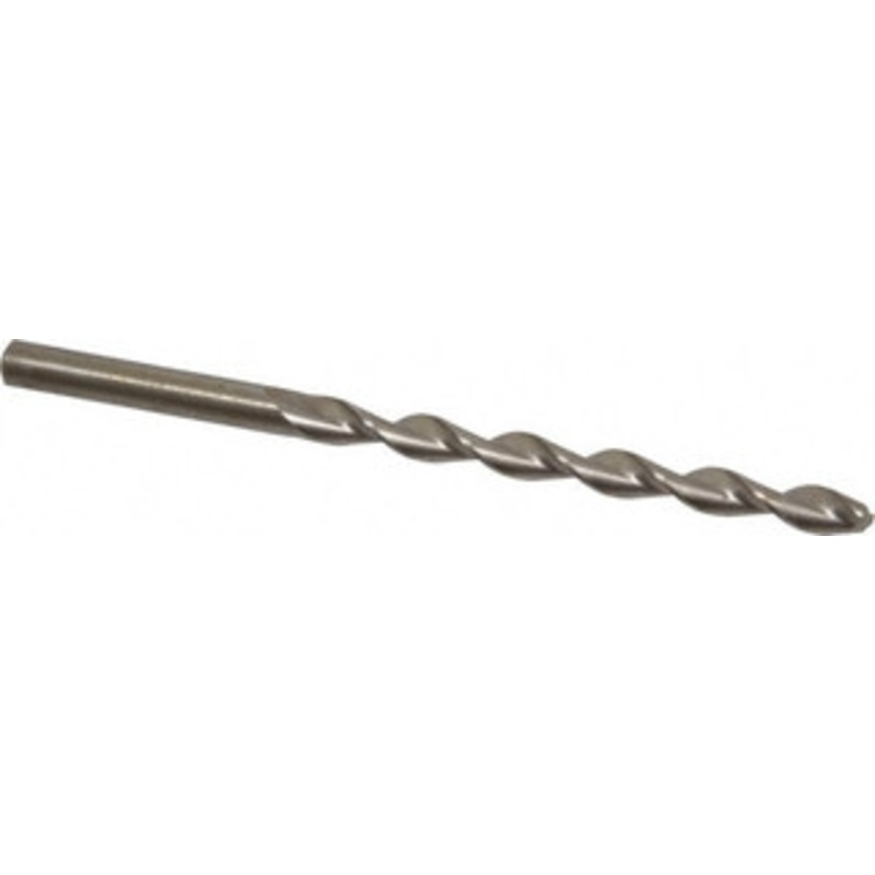 Chicago-Latrobe #5 135 High Speed Steel Jobber Drill Bright Finish, Right Hand Cut, Parabolic Flute, Straight Shank, 3-3/4 OAL, Split Point 69005 – 80905052