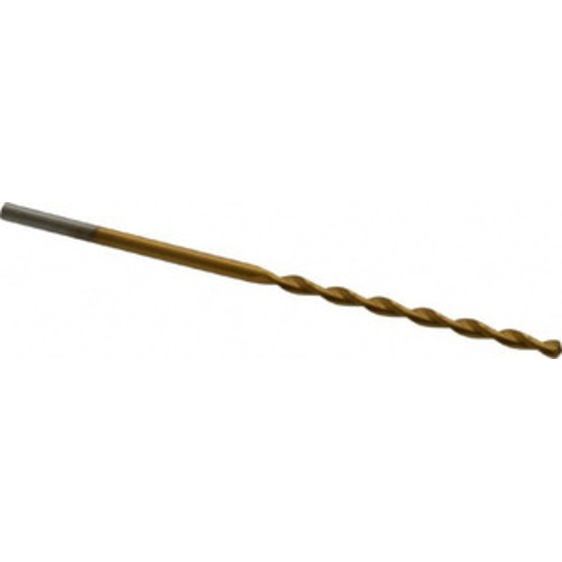 Chicago-Latrobe #51 135 High Speed Steel Jobber Drill TiN Finish, Right Hand Cut, Parabolic Flute, Straight Shank, 2 OAL, Split Point 53980 – 80906514