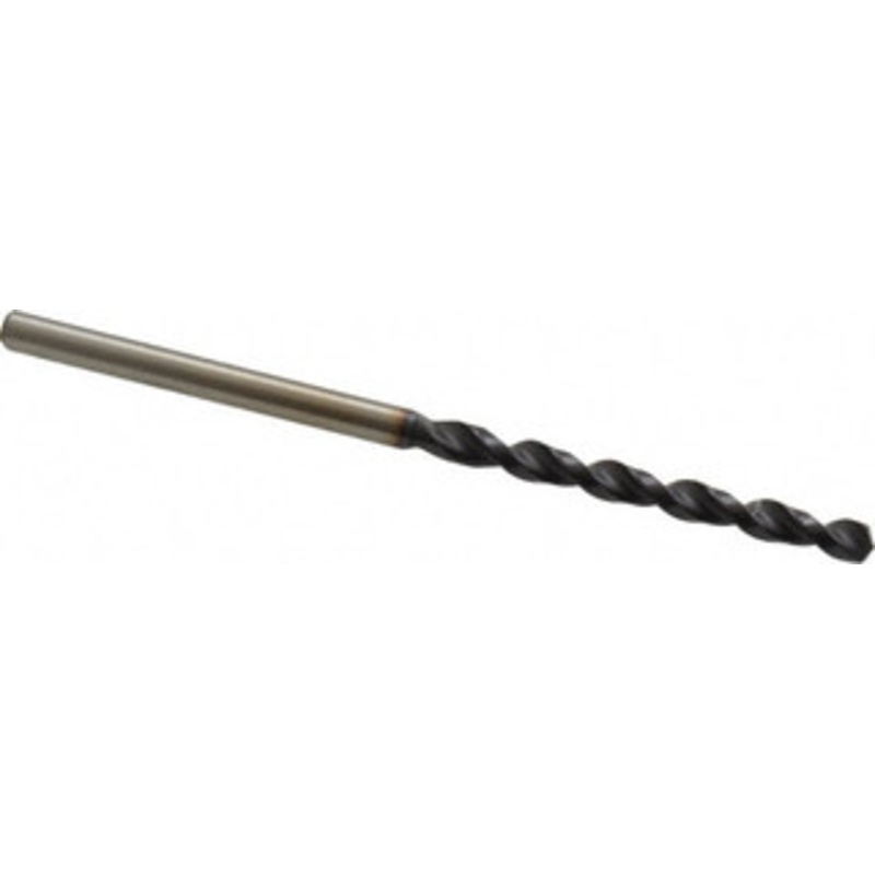 Accupro #37 130 Cobalt Jobber Drill TiAlN Finish, Right Hand Cut, Parabolic Flute, Straight Shank, 2-1/4 OAL, Split Point 1640264A-AC – 05926068