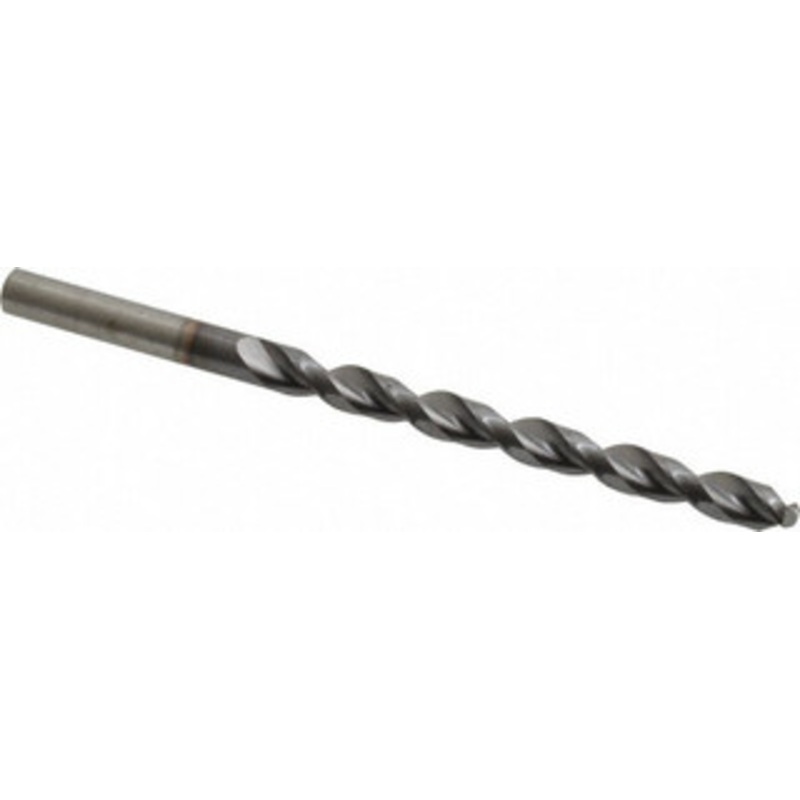 Chicago-Latrobe #1 135 High Speed Steel Jobber Drill TiCN Finish, Right Hand Cut, Parabolic Flute, Straight Shank, 3-7/8 OAL, Notched Point 42071 – 83717892