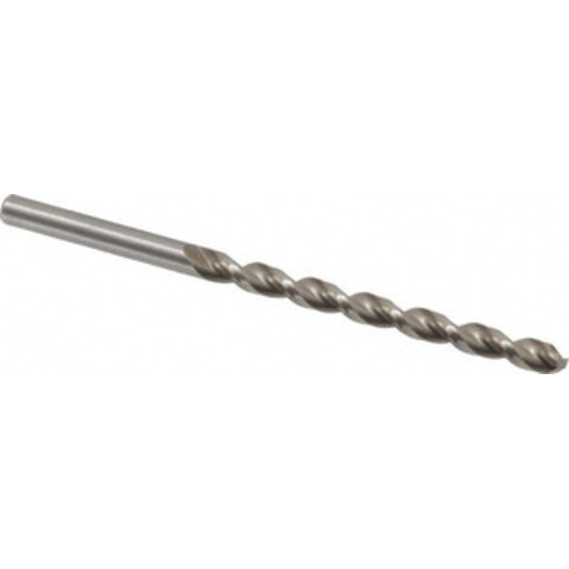 Chicago-Latrobe #10 135 High Speed Steel Jobber Drill Bright Finish, Right Hand Cut, Parabolic Flute, Straight Shank, 3-5/8 OAL, Notched Point 41080 – 82135294