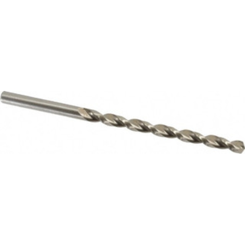 Chicago-Latrobe #19 135 High Speed Steel Jobber Drill Bright Finish, Right Hand Cut, Parabolic Flute, Straight Shank, 3-1/4 OAL, Notched Point 41089 – 82135385