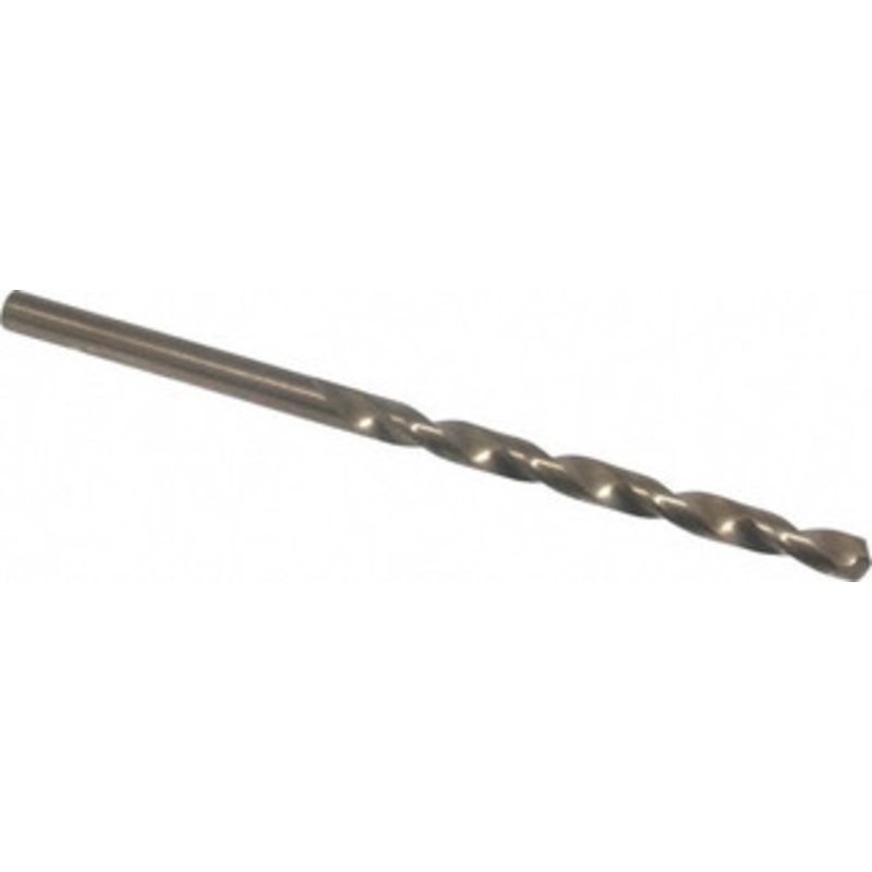 Chicago-Latrobe #24 135 Cobalt Jobber Drill Oxide/Gold Finish, Right Hand Cut, Spiral Flute, Straight Shank, 3-1/8 OAL, Split Point 46694 – 81192247