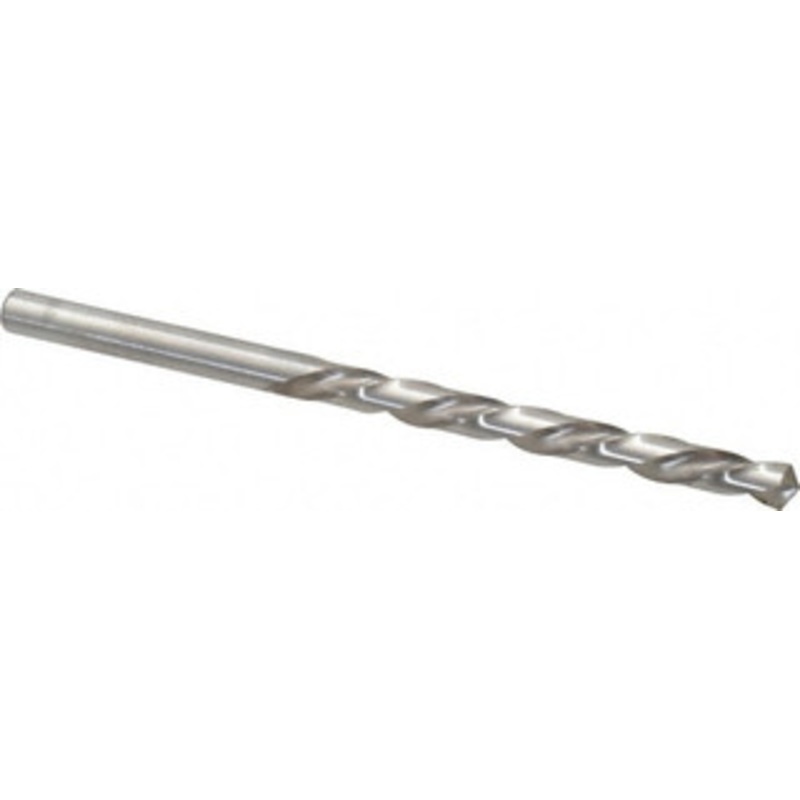 Chicago-Latrobe #3 118 High Speed Steel Jobber Drill Bright Finish, Left Hand Cut, Spiral Flute, Straight Shank, 3-3/4 OAL, Standard Point 44473 – 81128035