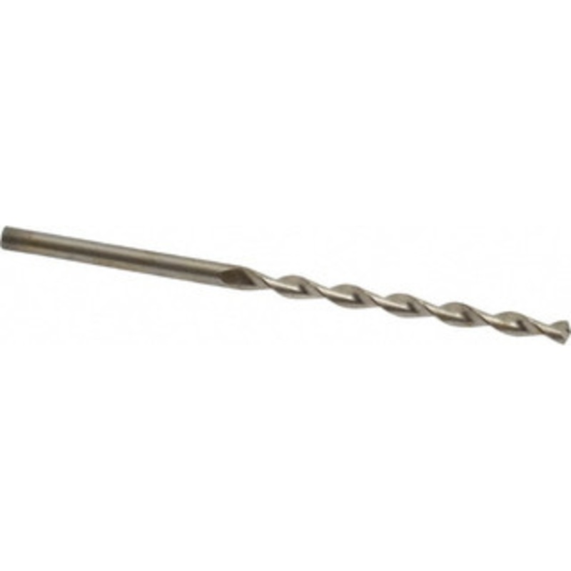 Chicago-Latrobe #32 135 High Speed Steel Jobber Drill Bright Finish, Right Hand Cut, Parabolic Flute, Straight Shank, 2-3/4 OAL, Split Point 69032 – 80905326