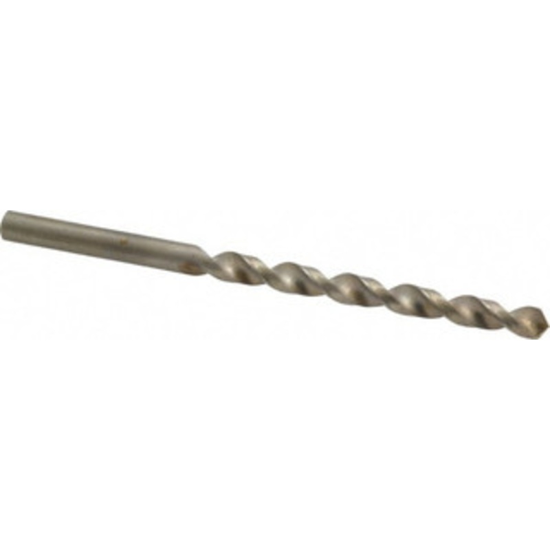 Chicago-Latrobe #4 118 High Speed Steel Jobber Drill Bright Finish, Right Hand Cut, Spiral Flute, Straight Shank, 3-3/4 OAL, Standard Point 46074 – 81142044