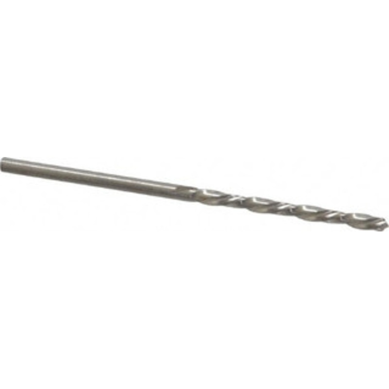 Chicago-Latrobe #47 118 High Speed Steel Jobber Drill Bright Finish, Left Hand Cut, Spiral Flute, Straight Shank, 2 OAL, Standard Point 44517 – 81128472