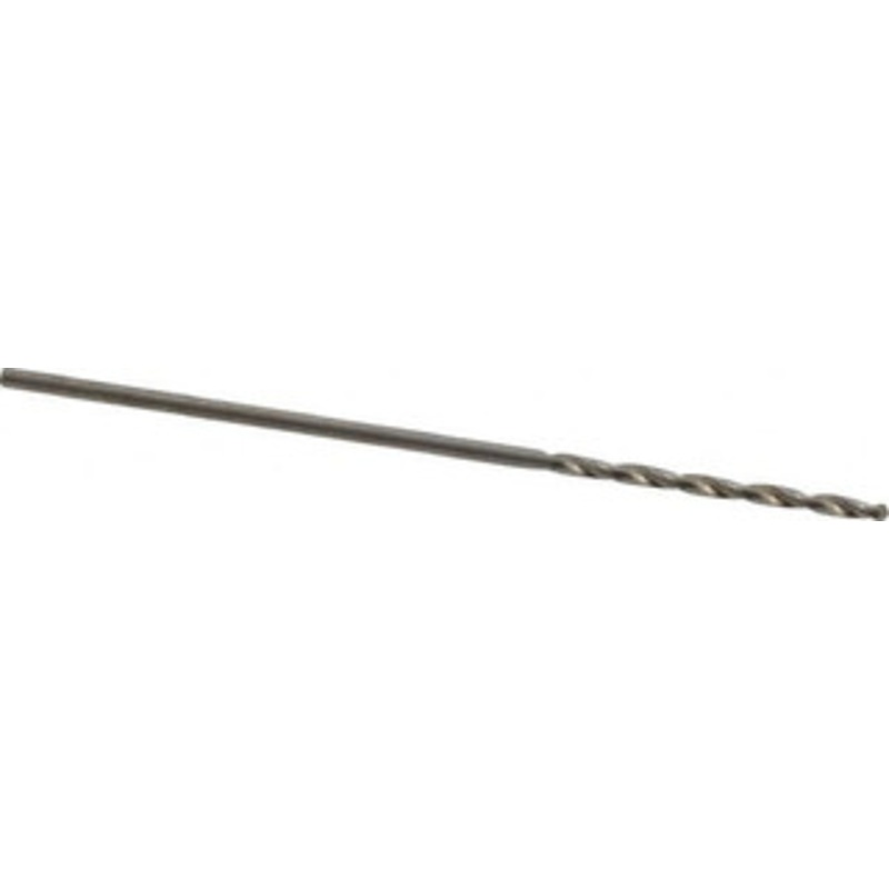 Chicago-Latrobe #60 118 High Speed Steel Jobber Drill Bright Finish, Right Hand Cut, Spiral Flute, Straight Shank, 1-5/8 OAL, Standard Point 46130 – 81142606