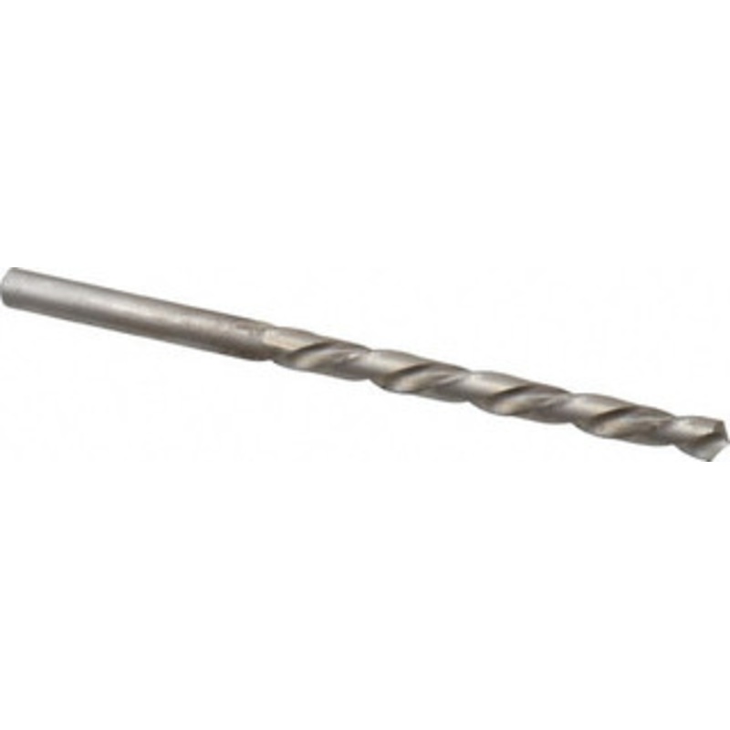 Chicago-Latrobe #8 118 High Speed Steel Jobber Drill Bright Finish, Left Hand Cut, Spiral Flute, Straight Shank, 3-5/8 OAL, Standard Point 44478 – 81128084