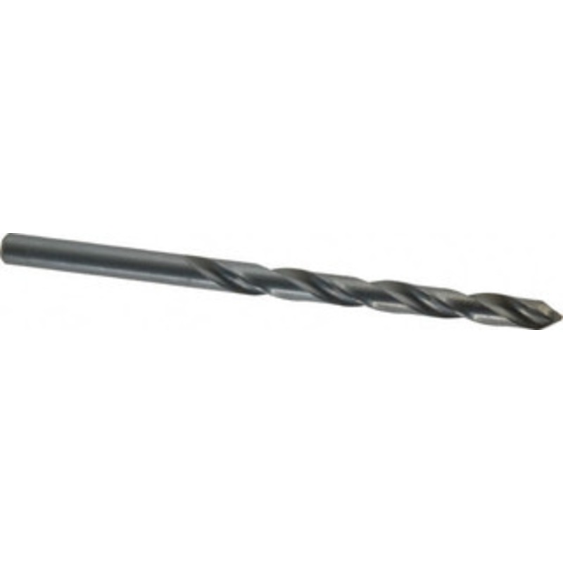 Chicago-Latrobe #1 135 High Speed Steel Jobber Drill Oxide Finish, Right Hand Cut, Spiral Flute, Straight Shank, 3-7/8 OAL, Split Point 45671 – 81131013