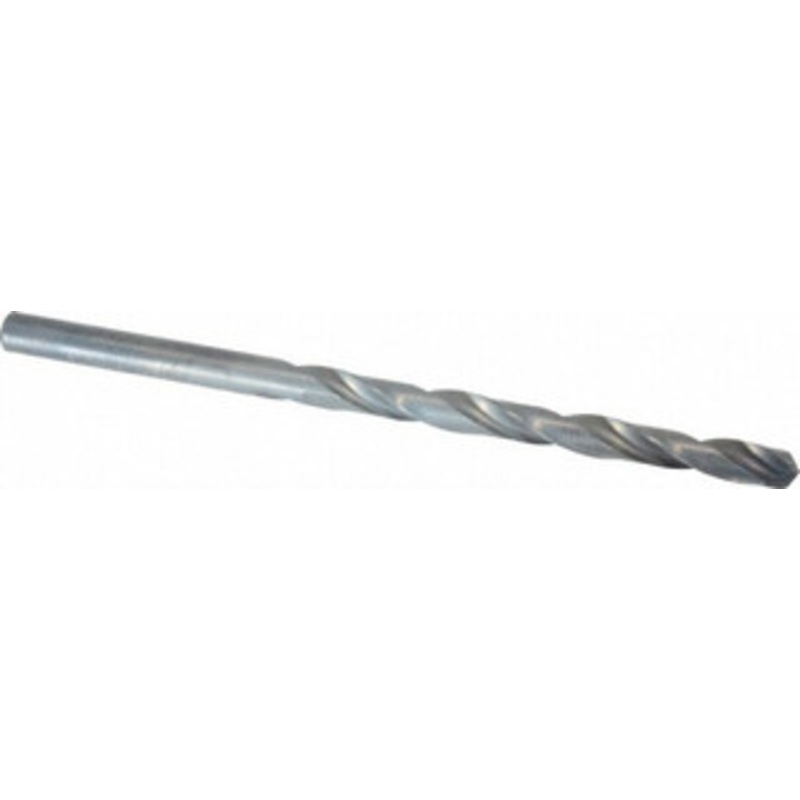 Chicago-Latrobe #10 135 High Speed Steel Jobber Drill Oxide Finish, Right Hand Cut, Spiral Flute, Straight Shank, 3-5/8 OAL, Split Point 45680 – 81131104