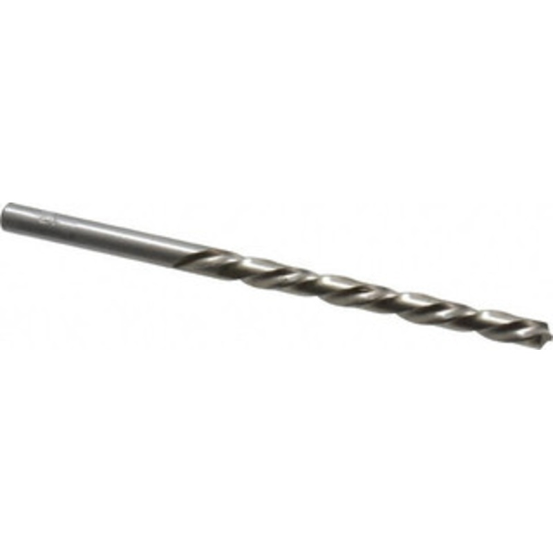 Chicago-Latrobe #12 118 High Speed Steel Jobber Drill Bright Finish, Left Hand Cut, Spiral Flute, Straight Shank, 3-1/2 OAL, Standard Point 44482 – 81128126