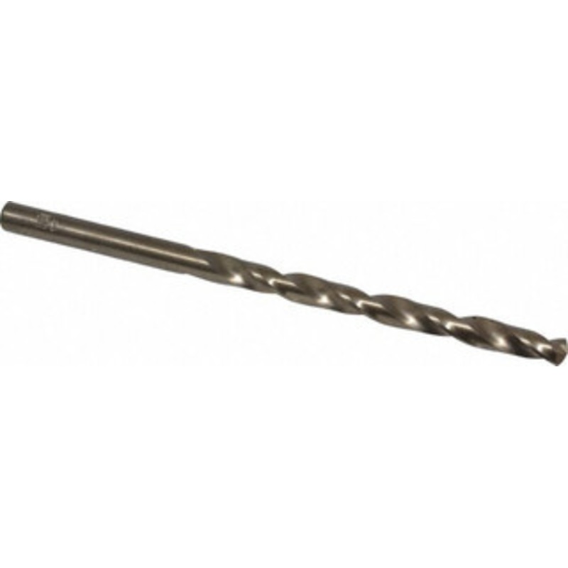 Chicago-Latrobe #15 135 Cobalt Jobber Drill Oxide/Gold Finish, Right Hand Cut, Spiral Flute, Straight Shank, 3-3/8 OAL, Split Point 46685 – 81192155
