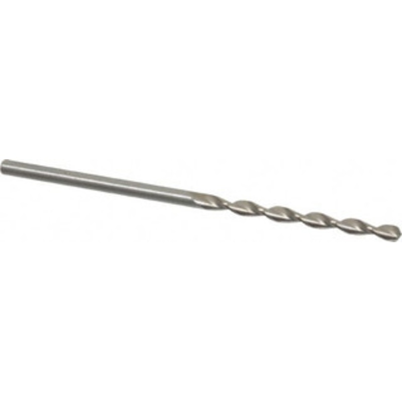 Chicago-Latrobe #44 135 High Speed Steel Jobber Drill Bright Finish, Right Hand Cut, Parabolic Flute, Straight Shank, 2-1/8 OAL, Split Point 69044 – 80905441