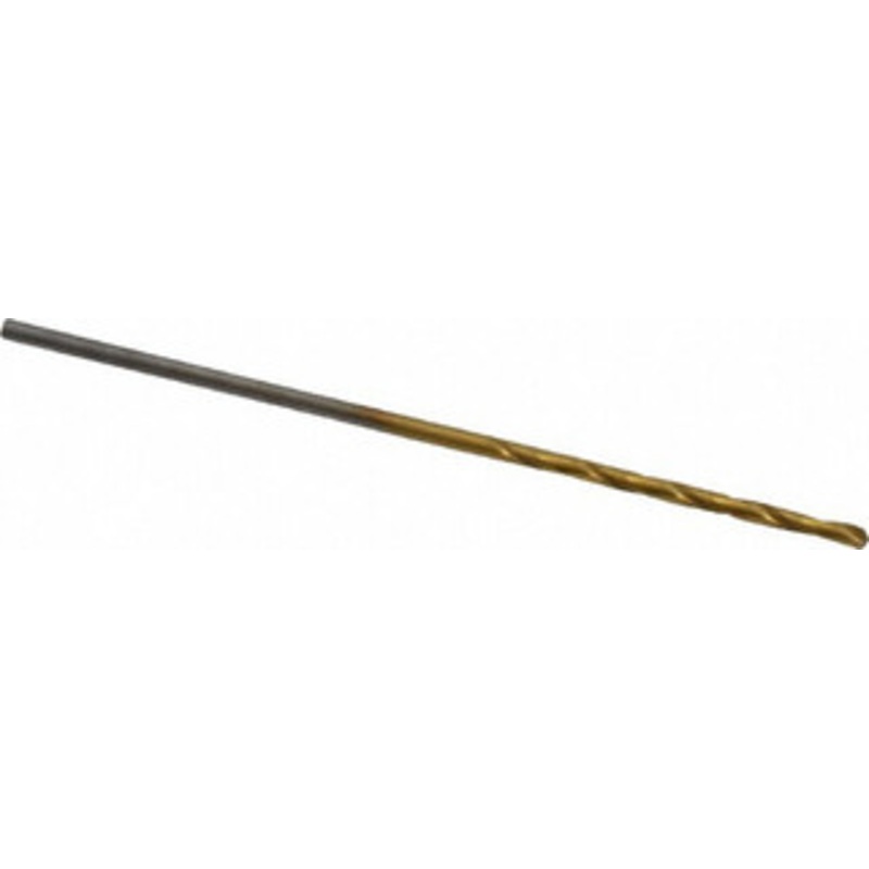 Chicago-Latrobe #59 135 High Speed Steel Jobber Drill TiN Finish, Right Hand Cut, Spiral Flute, Straight Shank, 1-5/8 OAL, Standard Point 41729 – 06129373