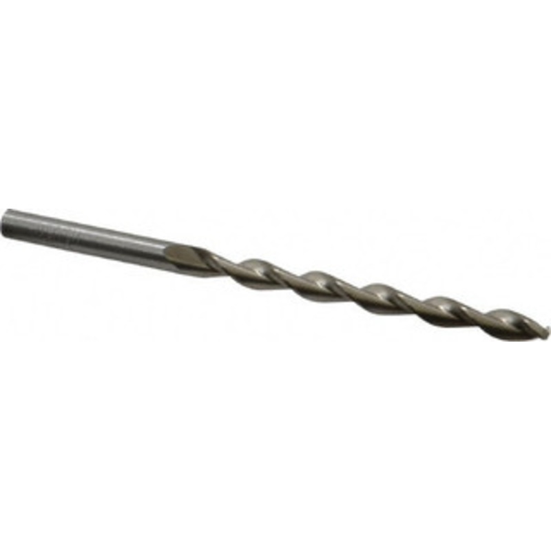 Chicago-Latrobe #7 135 High Speed Steel Jobber Drill Bright Finish, Right Hand Cut, Parabolic Flute, Straight Shank, 3-5/8 OAL, Split Point 69007 – 80905078