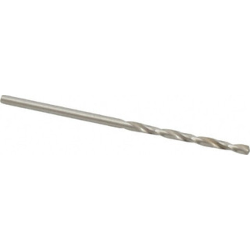 Cleveland Twist Drill #48 135 High Speed Steel Jobber Drill Bright Finish, Right Hand Cut, Spiral Flute, Straight Shank, 2 OAL, Split Point C11702 – 82650250