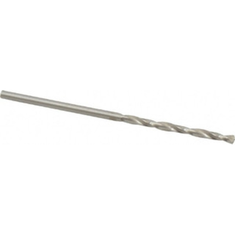 Cleveland Twist Drill #49 135 High Speed Steel Jobber Drill Bright Finish, Right Hand Cut, Spiral Flute, Straight Shank, 2 OAL, Split Point C11703 – 82650268