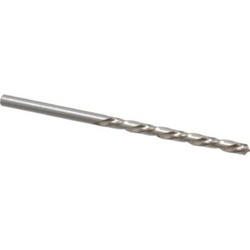 Chicago-Latrobe #27 118 High Speed Steel Jobber Drill Bright Finish, Left Hand Cut, Spiral Flute, Straight Shank, 3 OAL, Standard Point 44497 – 81128274