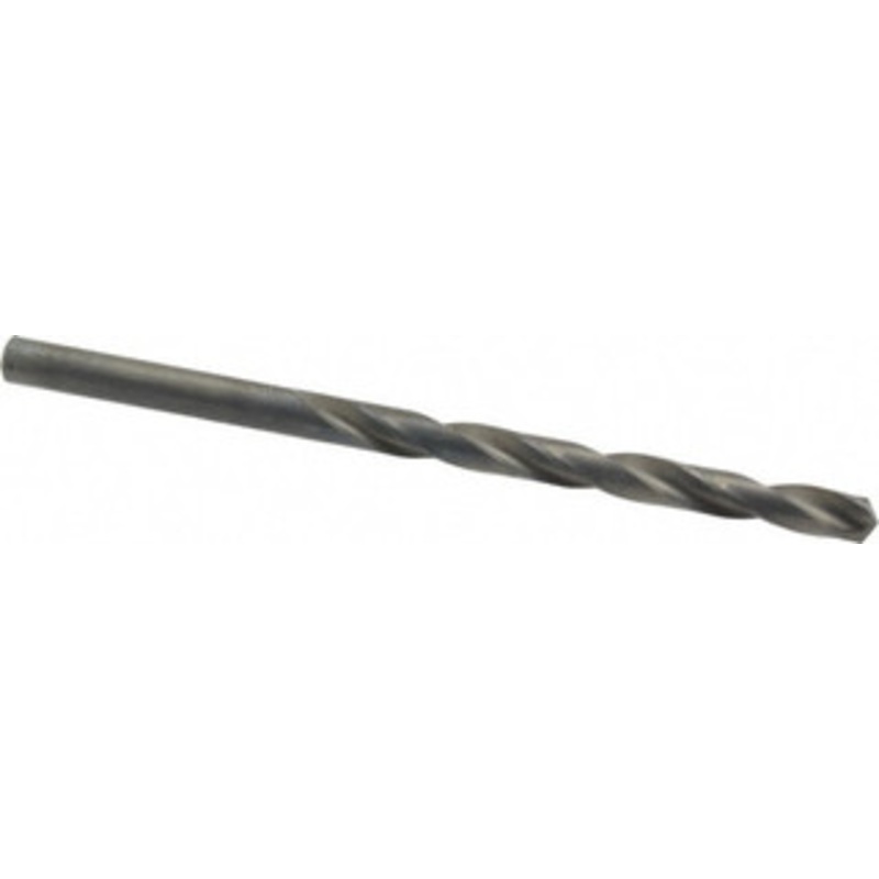 Chicago-Latrobe #5 135 High Speed Steel Jobber Drill Oxide Finish, Right Hand Cut, Spiral Flute, Straight Shank, 3-3/4 OAL, Split Point 45675 – 81131054