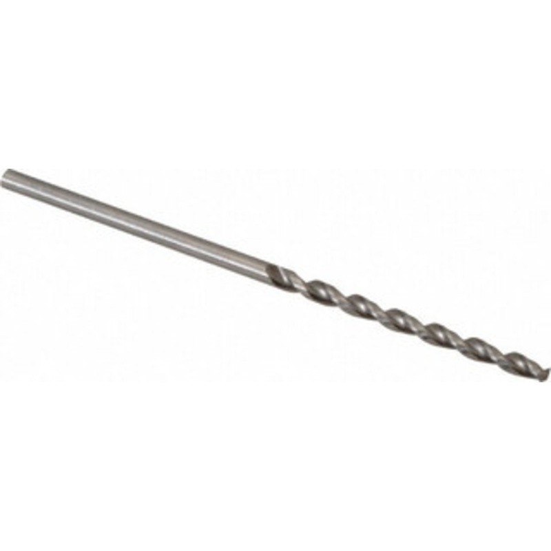 Chicago-Latrobe #50 135 High Speed Steel Jobber Drill Bright Finish, Right Hand Cut, Parabolic Flute, Straight Shank, 2 OAL, Notched Point 41120 – 82135690