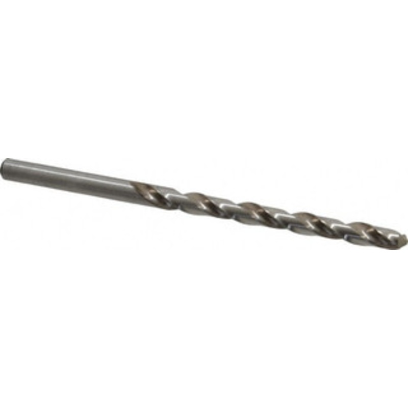 Chicago-Latrobe #8 118 High Speed Steel Jobber Drill Bright Finish, Right Hand Cut, Spiral Flute, Straight Shank, 3-5/8 OAL, Standard Point 44278 – 81172082