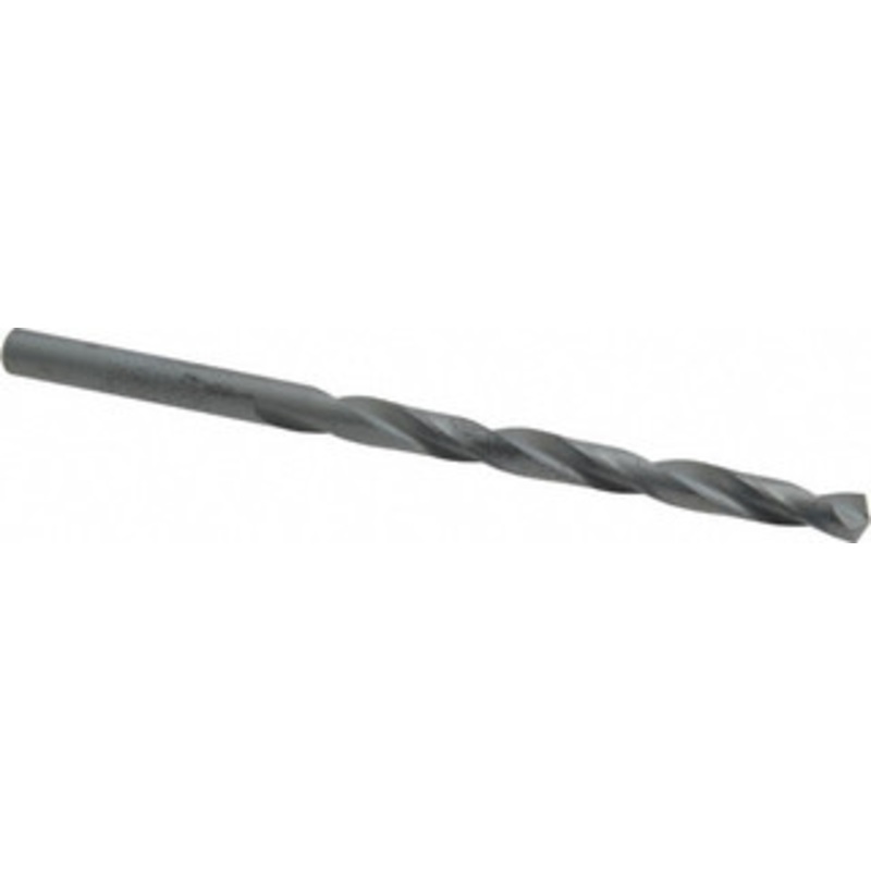 Chicago-Latrobe #8 135 High Speed Steel Jobber Drill Oxide Finish, Right Hand Cut, Spiral Flute, Straight Shank, 3-5/8 OAL, Split Point 45678 – 81131088
