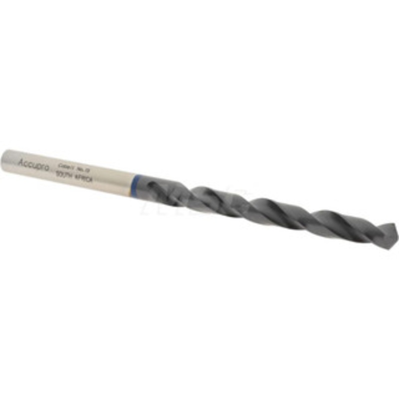 Accupro #15 120 Cobalt Jobber Drill TiAlN Finish, Right Hand Cut, Spiral Flute, Straight Shank, 80mm OAL, Split Point 1BB0457-AC – 05492319