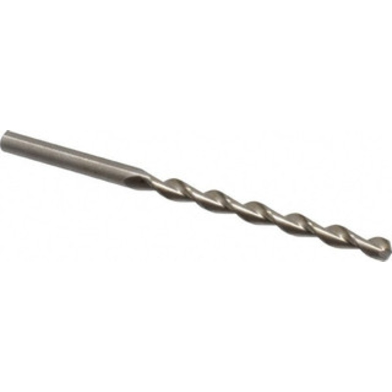 Chicago-Latrobe #10 135 High Speed Steel Jobber Drill Bright Finish, Right Hand Cut, Parabolic Flute, Straight Shank, 3-5/8 OAL, Split Point 69010 – 80905102