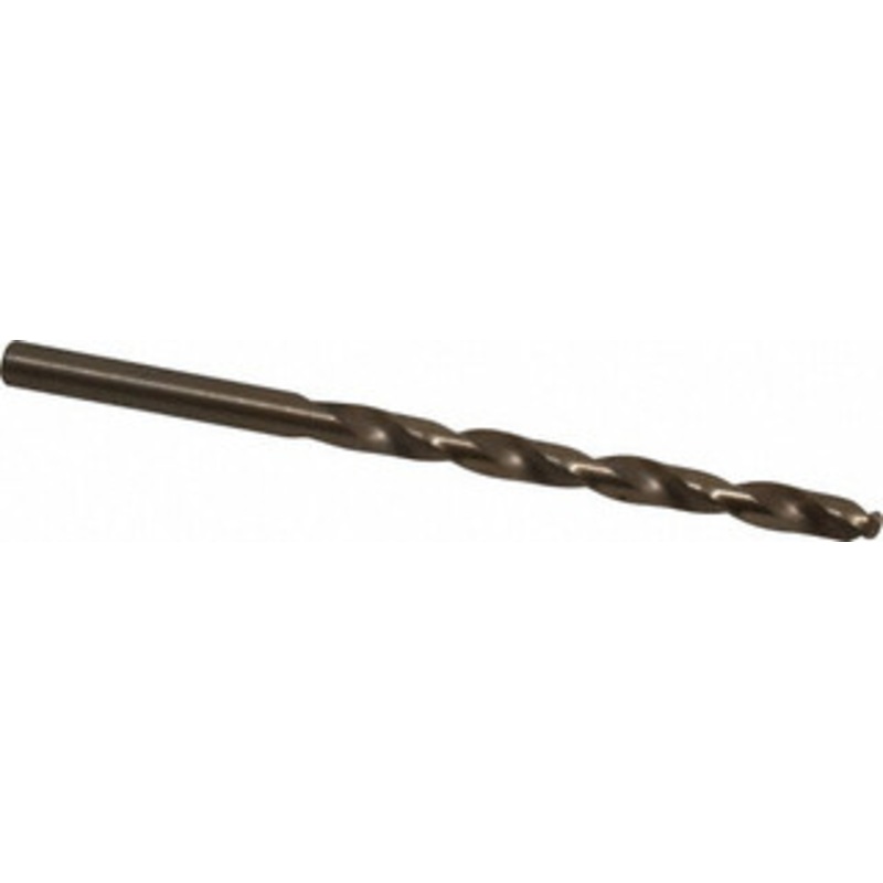 Chicago-Latrobe #14 135 Cobalt Jobber Drill Oxide/Gold Finish, Right Hand Cut, Spiral Flute, Straight Shank, 3-3/8 OAL, Split Point 46684 – 81192148