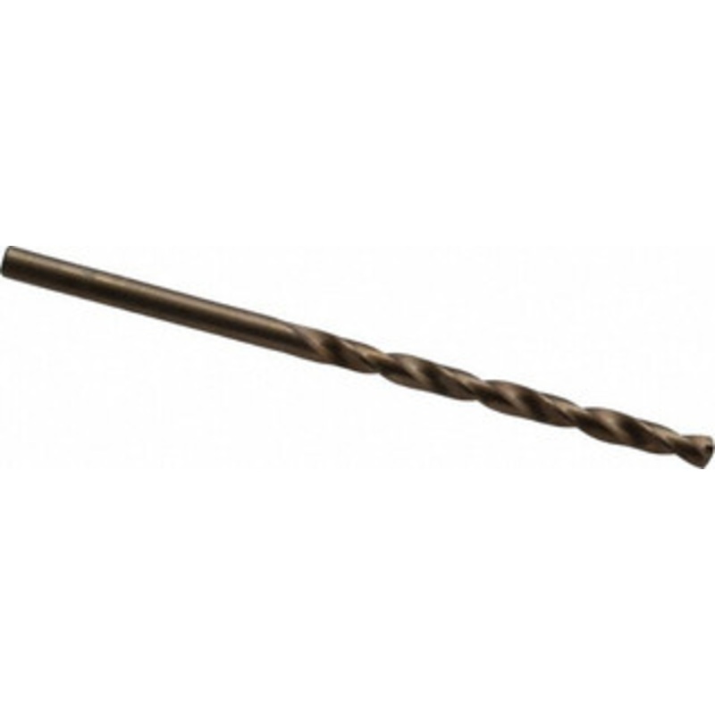 Chicago-Latrobe #29 135 Cobalt Jobber Drill Oxide/Gold Finish, Right Hand Cut, Spiral Flute, Straight Shank, 2-7/8 OAL, Split Point 46699 – 81192296