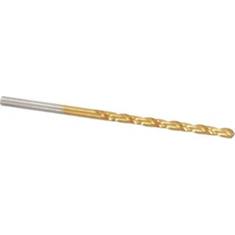 Chicago-Latrobe #36 118 High Speed Steel Jobber Drill TiN Finish, Right Hand Cut, Spiral Flute, Straight Shank, 2-1/2 OAL, Standard Point 70136 – 93094415