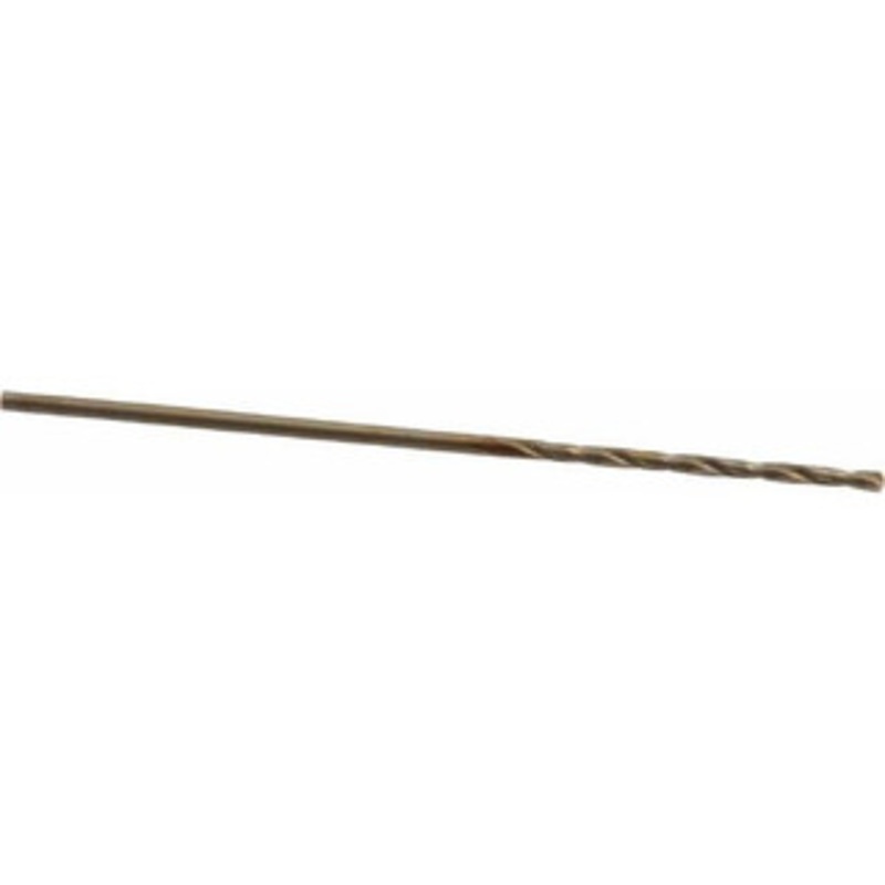 Chicago-Latrobe #64 135 Cobalt Jobber Drill Oxide/Gold Finish, Right Hand Cut, Spiral Flute, Straight Shank, 1-1/2 OAL, Standard Point 46734 – 81192643