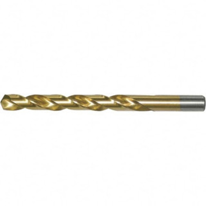 Chicago-Latrobe #65 135 High Speed Steel Jobber Drill TiN Finish, Right Hand Cut, Spiral Flute, Straight Shank, 38.1mm OAL, Split Point 41735 – 51131472